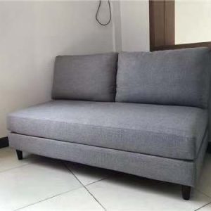 Zyrus 2-Seat Grey Fabric Sofa