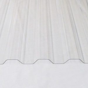 FNF Corrugate Polycarbonate Roofing - Trimdek - Clear - 2.4M & 4.2 m CLOSING DOWN SALE