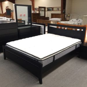 Perry 4PCS Style Bedroom Black Suite
