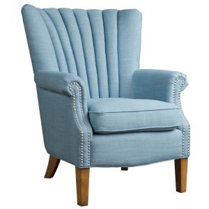 Trish Elegance Light Blue Armchair