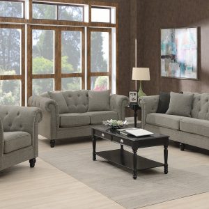 Rusel Elegant Fabric Sofas Lounge Suite
