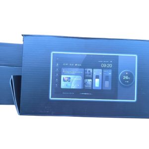 Hot Sale 6-Inch Tuya Smart Home Central Control Touch Panel - Knob Adjustment, Voice Control, Zigbee & Wi-Fi Integration, HD IPS Screen