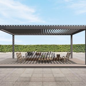CLOSING DOWN SALE – 4x3m Aluminium Freestanding Louvre Pergola (Manual) | Was $7,999 NOW $5,499 | Otara Pickup